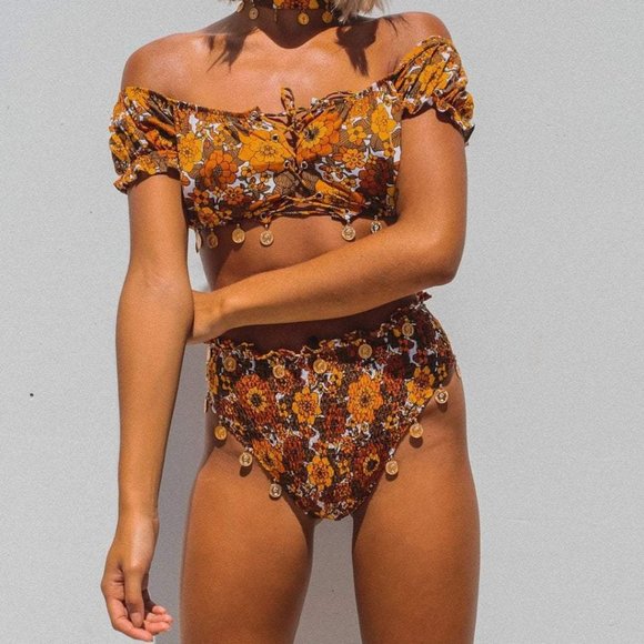 Her Pony The Label Pants - Her Pony The Label Margaux Shirred Bloomers